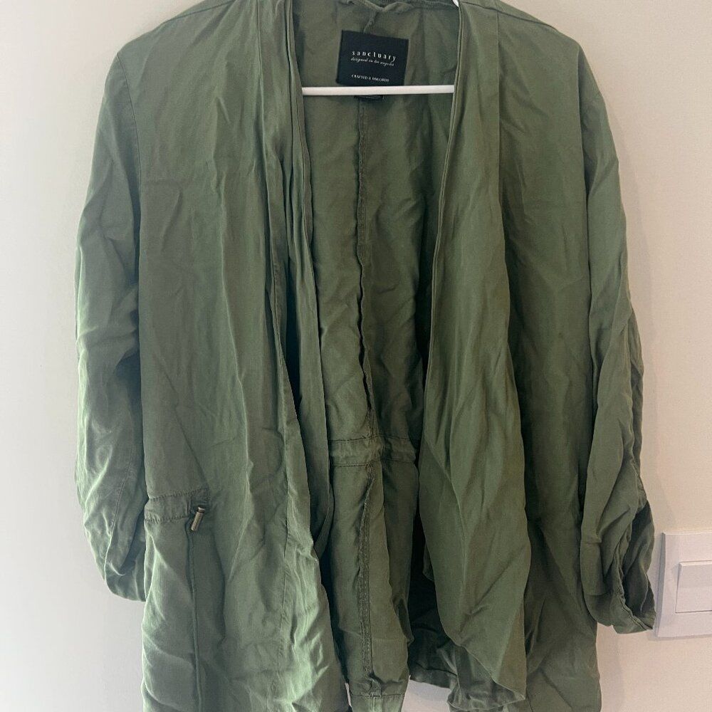 Sanctuary large green cardigan‎